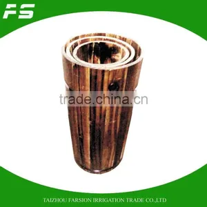 Hot Selling Cheap Price Wooden Barrel Burntwood Tub Wooden Flower Pot Wooden Barrels thumbnail-1