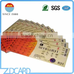 Cusomized Printing 13.56mhz Paper RFID Entrance Ticket thumbnail-6