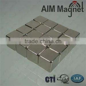 N52 3/8 " x 3/8 " x 3/8 " Block Neodymium Magnet thumbnail-1