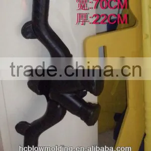 OEM Blow Molding Auto Parts Plastic HDPE Car Ventilation Bent Pipes for Sale thumbnail-1