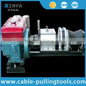 JJM-5B 5 Ton Fast Speed Diesel Engine Power Hoist Winch thumbnail-1