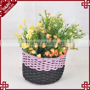 China Wholesale Hand Woven Cute Mini Decorative Gift Baskets thumbnail-1