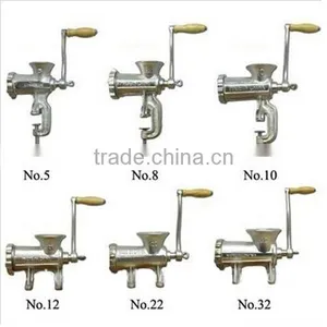 Hand Operate Cast Iron Electroplate Tinned 5# Manual Meat Grinder thumbnail-2