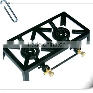 China Gas Stove Manufacturer Top Quality 2 Burner Cast Iron Gas Cooker With Wholesale Price thumbnail-1