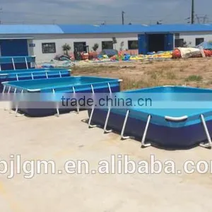 Pvc Vinyl Knitted Inflatable Fabric for Inflatable Swimming Pools thumbnail-3