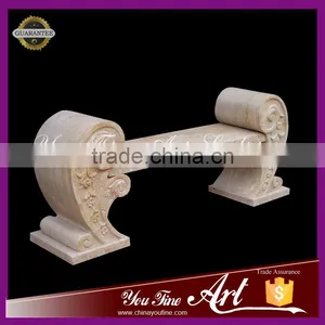 Decoration Marble Garden Bench Simple thumbnail-1