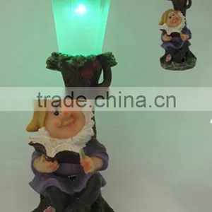 Hot Selling Resin Gnome With Led Lights thumbnail-1