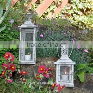 Shabby Chic Style Garden Candle Lantern Outdoor Decoration thumbnail-2