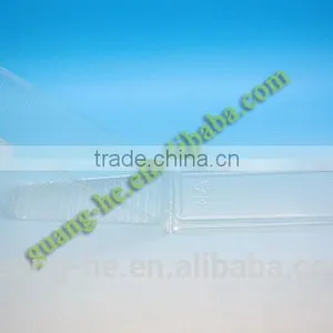 100% Compostable Disposable Transparent PLA Plastic Sandwitch Box /Compostable Plastic Cake Slice thumbnail-3
