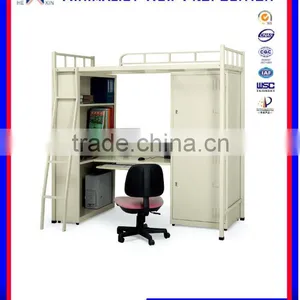 Good Quality Cheap Pipe School,labour,mlitary Drawer Bunk Steel Bed,bunk Bed,iron Bed thumbnail-1