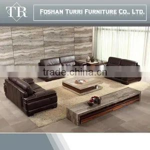 Luxury Italian Leather American Design Reclining Sectional Sofa thumbnail-1