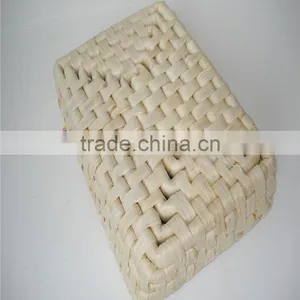 Top Quality Sets of Rectangle Storage Corn Husk Basket thumbnail-6