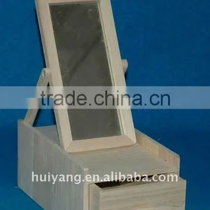 Wooden Dresser With Mirror thumbnail-1