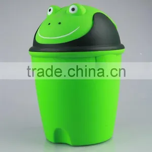 Rubbish Bin Household Garbage Can/Animal Design Plastic Trash Can thumbnail-3
