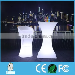 100% PE (Polyethylene) Made Light up Led Chair Furniture thumbnail-2