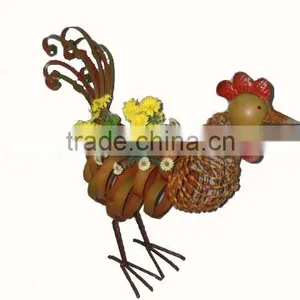 YS10230 Garden Rooster Outdoor Decor Made in Xiamen With Size 24*12*23.5" thumbnail-1