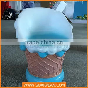 Custom Fiberglass Ice Cream Chair thumbnail-5