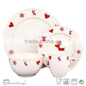 Christmas Tree Decor Christmas Ceramic Dinner Set thumbnail-5