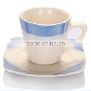High Quality Porcelain Coffee Mug With Plate thumbnail-1