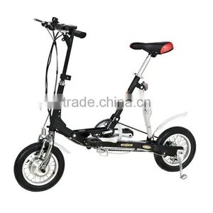 12 Inch Mini Electric Folding Bicycle thumbnail-1