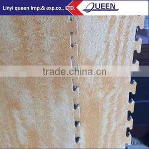 High Quality and High Density Non-toxic Fun Play Eva Foam Wood Grain Floor Mat thumbnail-1