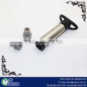 Stainless Steel Wine Vacuum Pump With Bottle With Stoppers/Champagne Stopper CK-KT630 thumbnail-1