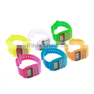 2016 Cute Children Smart Wrist Watch Silicone Wristband Watch Silicone Date Multi-Purpose Electronic Wrist Calculator Watch thumbnail-1