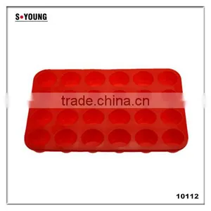 10112 24pcs CUPS Shape Silicone Cake Mold thumbnail-2