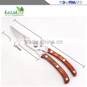Manufacturers Selling Chicken Bone Cut Wooden Kitchen Scissors High-end Gift Box thumbnail-3