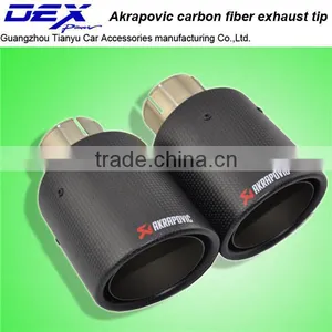 High Quality Auto Part Exhaust AKRAPOVIC Carbon Fiber Tip thumbnail-2