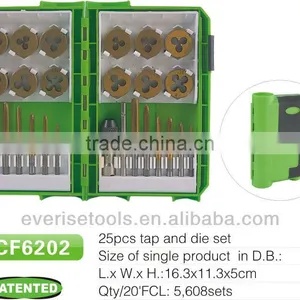 25pcs Tap and Die Set in Plastic Case thumbnail-1