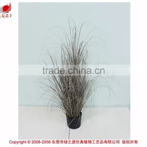 High Quality Decorative Artificial Wheat Grass Artificial Grass in Pot Garden Decorative Grass thumbnail-1