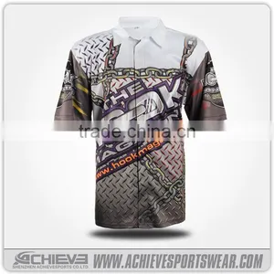 Racing Pit Crew Shirt Wholesale/Racing Custom Dartsshirts thumbnail-3