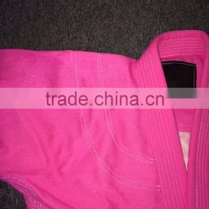 Pink Brazilian Jiu Jitsu Uniform / Pink BJJ Gi's Kimono / BJJ Gi Kimono Pink thumbnail-4