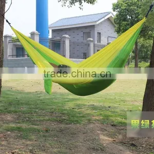 Shuoyang Portable Camping Hammock-100% Ripstop Parachute Nylon Outdoor Double Hammock With Free Hammock Straps & Carabiners thumbnail-3