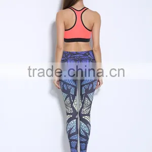 Dry Fit Colorful Sport Wear Women Yoga Pants Leggings thumbnail-5