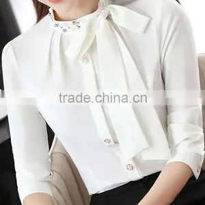 Juqian 2017 Office Uniform Designs for Women Blouses thumbnail-3