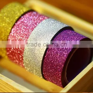 Multicolor Paper Tape Customizable Glitter Paper Tape Different Size Decorative Tape thumbnail-5