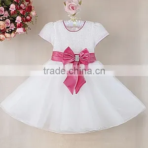 Walson Children Clothes Short Front Long Back Dress Latest Children thumbnail-1