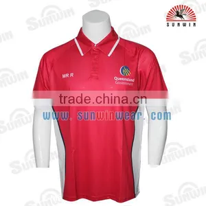 Wholesale High Quality New Design Sublimated Printing Cricket Jerseys thumbnail-1
