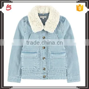 Fashion New Design Bomber Jacket Wholesale Denim Children Winter Jacket thumbnail-1