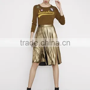 Hot Sale Girl's Embroidery Pattern Knitted Sweater Designs Pullover thumbnail-1