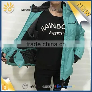 Fashion Design Custom Colorful Winter Lady Ski Jacket Waterproof thumbnail-6