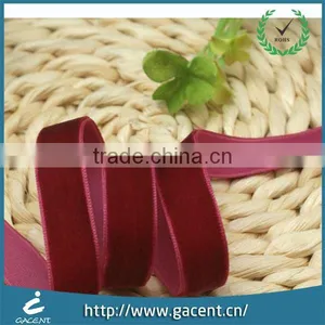 2015 Wholesale Beautiful 100% Polyester Woven Velvet Tape thumbnail-2