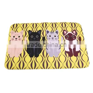 New Hot Creative Kawaii Welcome Floor Mats Animal Cat Print Bathroom Kitchen Carpets House Doormats For Living Room Anti Slip thumbnail-6