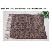 Leopard Weaving Woman Scarf and Shawl thumbnail-1