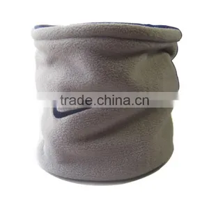 Double Layers Two Colors Polar Fleece With Brand Logo Snood Neck Warmer thumbnail-4