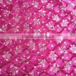 New Arrived 100% Polyester Bronzed Dense Velvet Fabric thumbnail-1