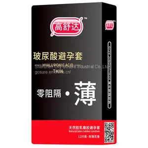 Popular Ultra Thin Hyaluronic Acid Condom With Rose Favor thumbnail-1