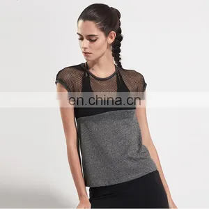 2017 Summer Classic Wholesale Quick Dry Women T-shirts Comfortable Bodybuilding Microfiber Shirt thumbnail-2